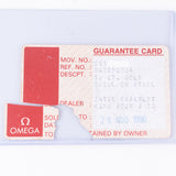 OMEGA Speedmaster Ref.175.0034 w.GUARANTEE CARD