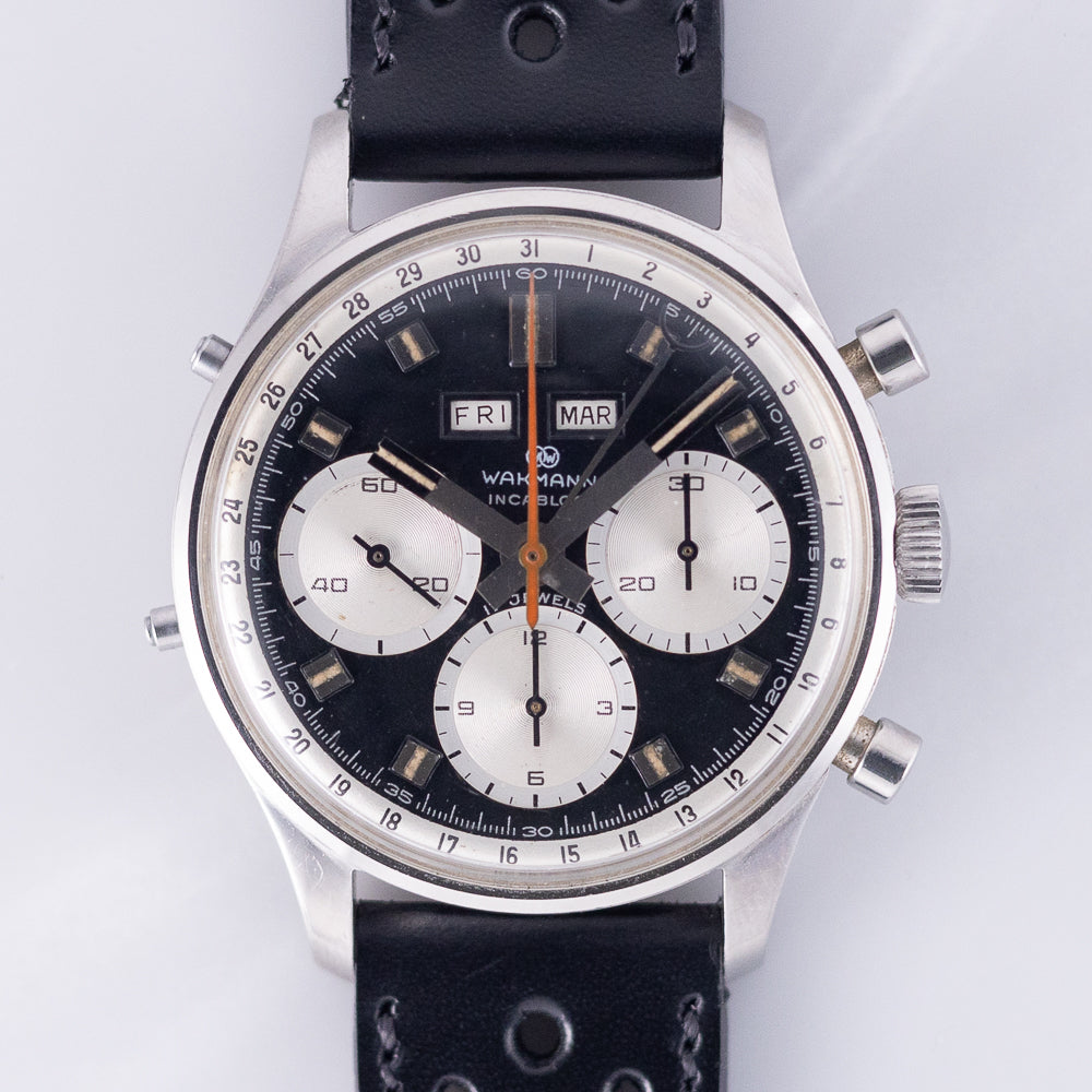 Wakmann Incabloc Triple Date Chronograph Ref.71.1309.70