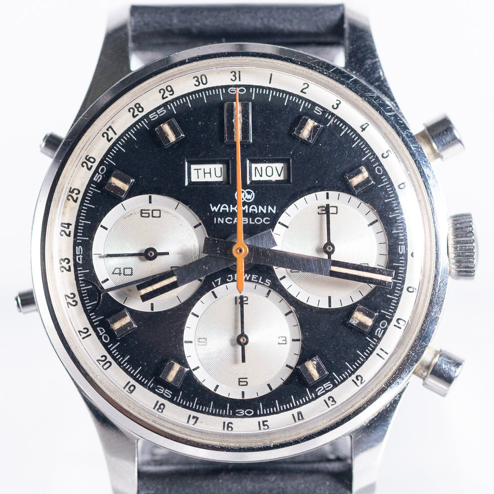 Wakmann Incabloc Triple Date Chronograph Ref.71.1309.70