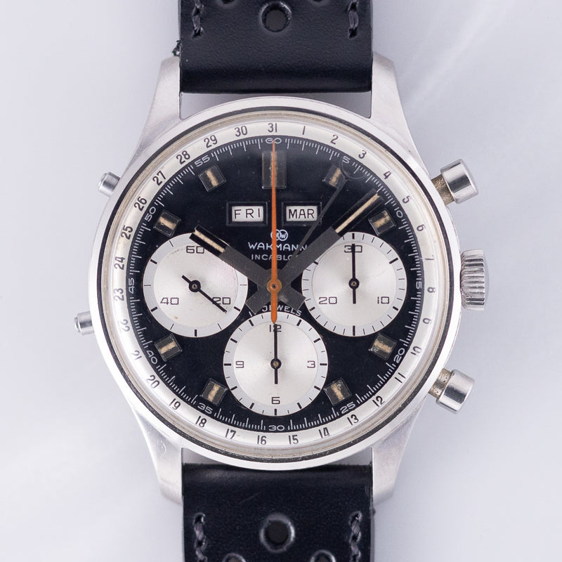 Wakmann Incabloc Triple Date Chronograph Ref.71.1309.70 – TIMEANAGRAM