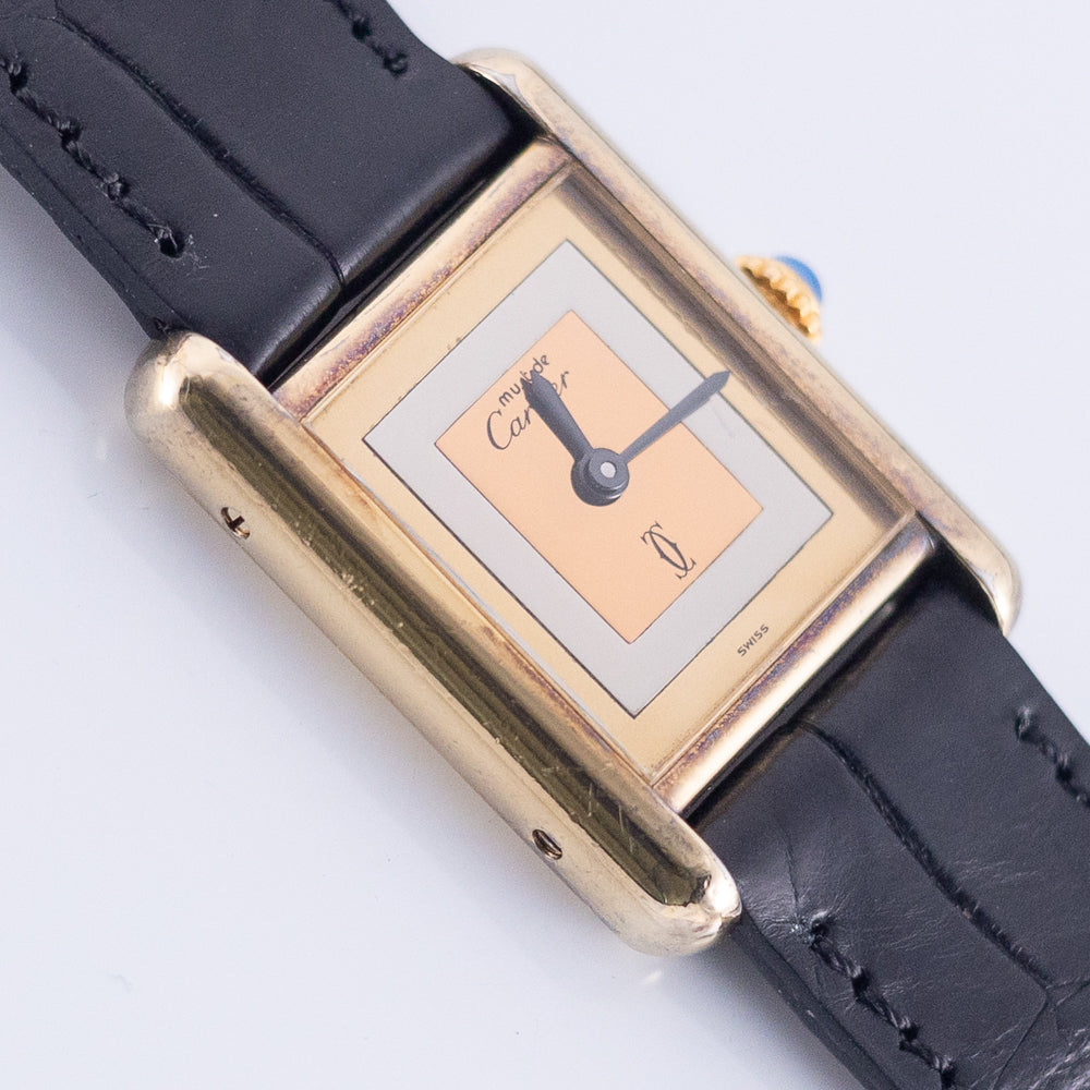 CARTIER SM Must de tank Trinity Dial