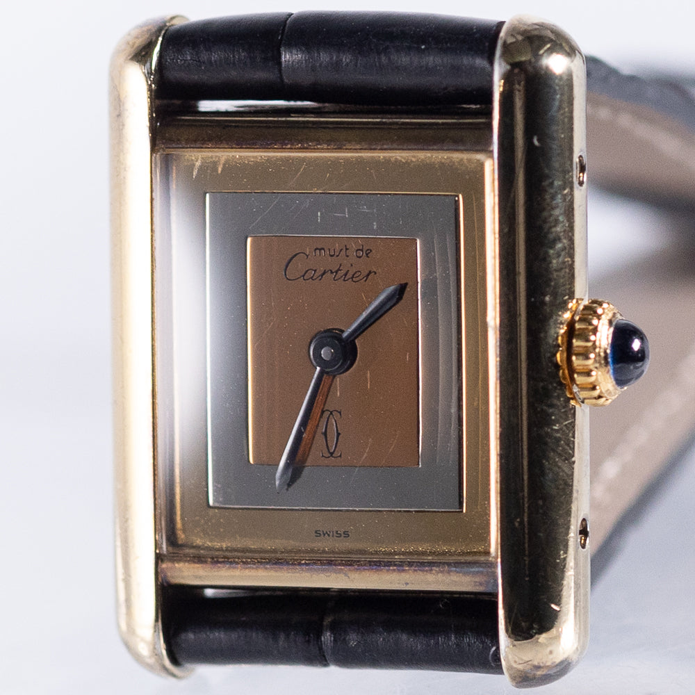 CARTIER SM Must de tank Trinity Dial