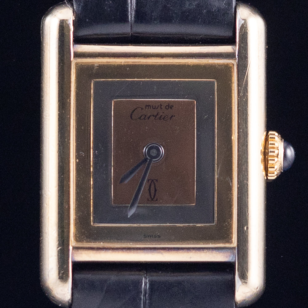 CARTIER SM Must de tank Trinity Dial