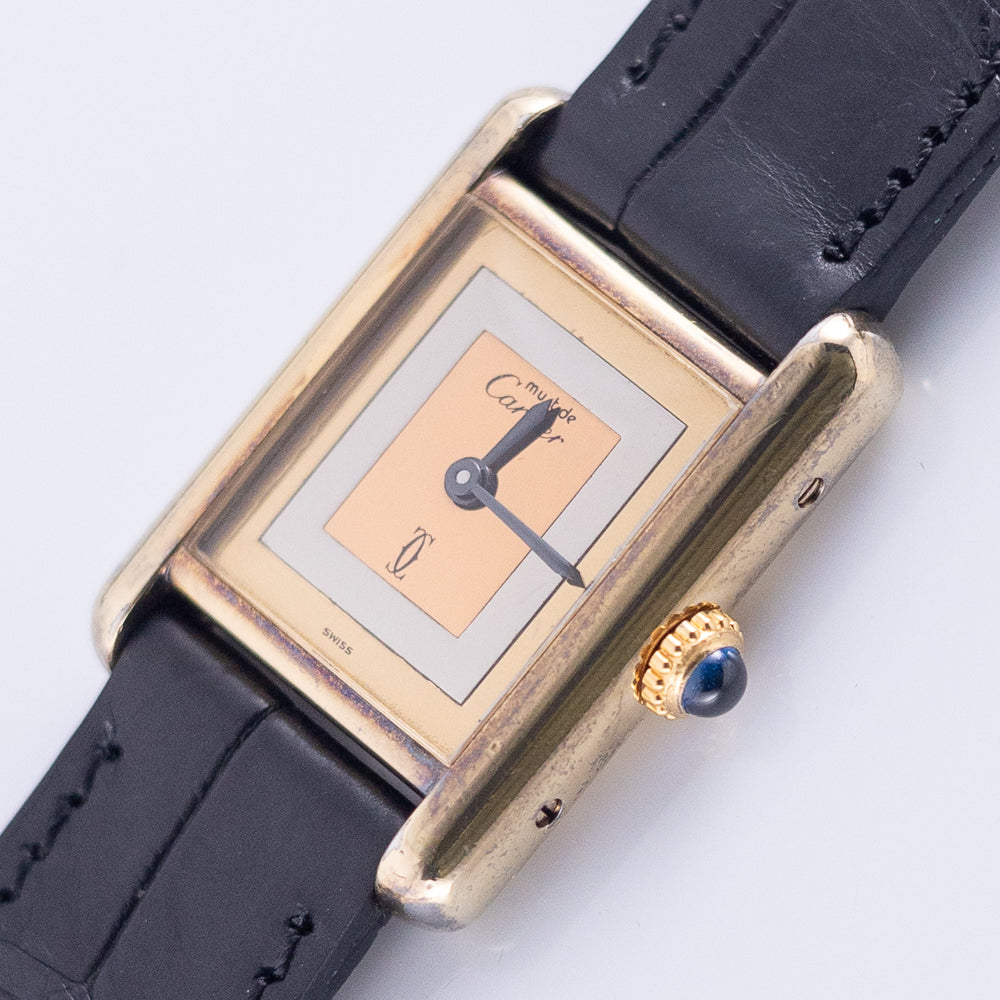 CARTIER SM Must de tank Trinity Dial