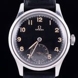 OMEGA SUVERAN Black Gilt Dial Ref.2400-7