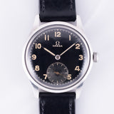 OMEGA SUVERAN Black Gilt Dial Ref.2400-7