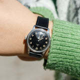 OMEGA SUVERAN Black Gilt Dial Ref.2400-7