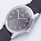 OMEGA SUVERAN Black Gilt Dial Ref.2400-7
