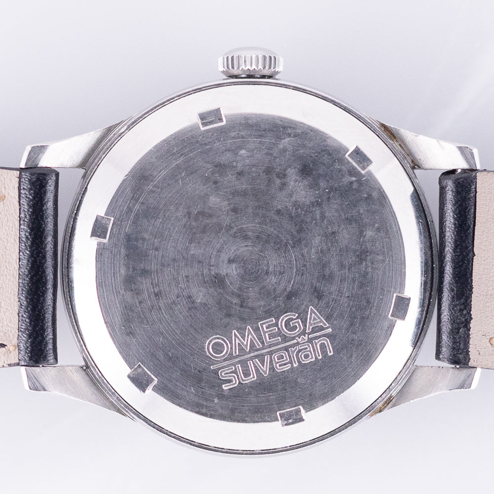 OMEGA SUVERAN Black Gilt Dial Ref.2400-7