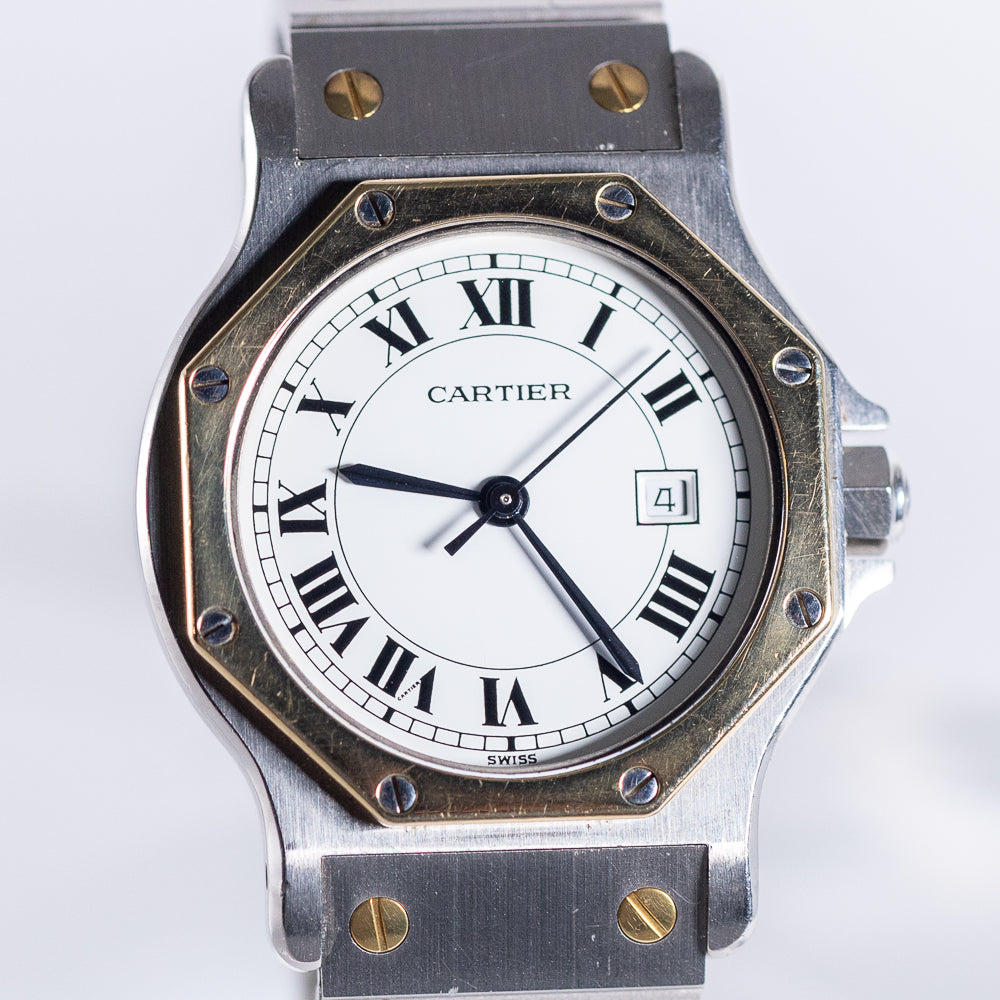 CARTIER LM SANTOS OCTAGON Automatic Ref.2966
