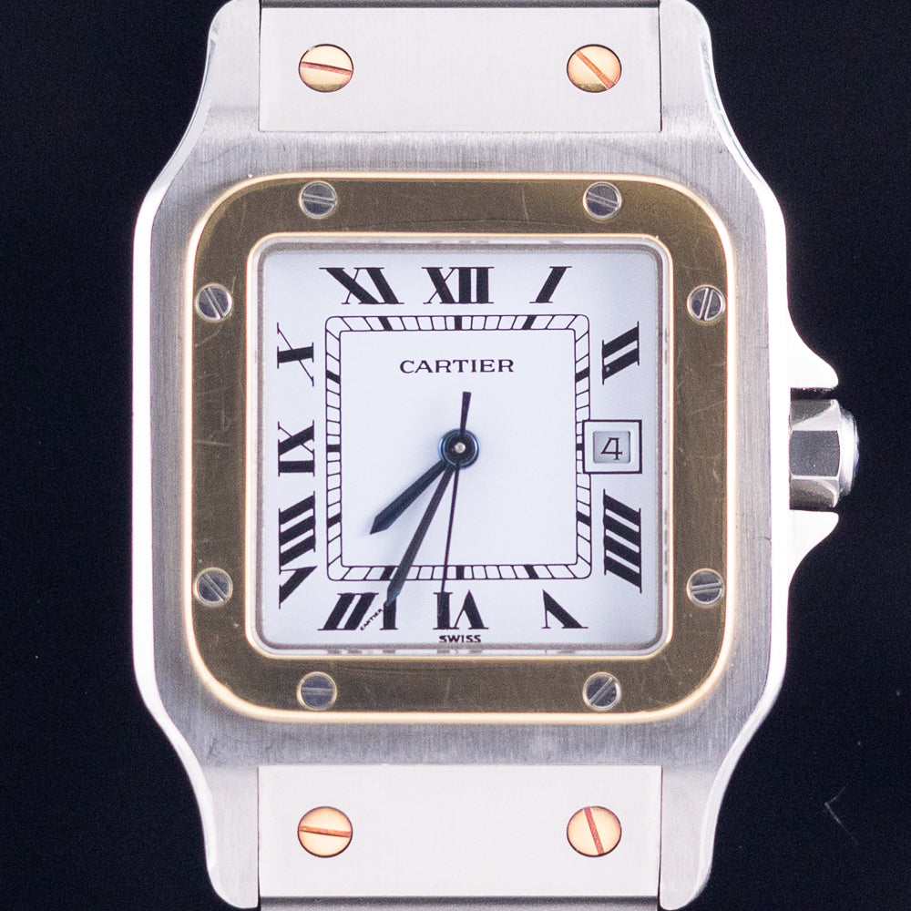 CARTIER LM Santos Ref.2961 AUTOMATIC  Super Mint W.BOX