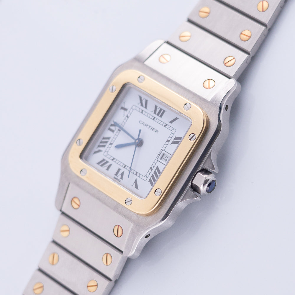 CARTIER LM Santos Ref.2961 AUTOMATIC  Super Mint W.BOX