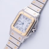 CARTIER LM Santos Ref.2961 AUTOMATIC  Super Mint W.BOX