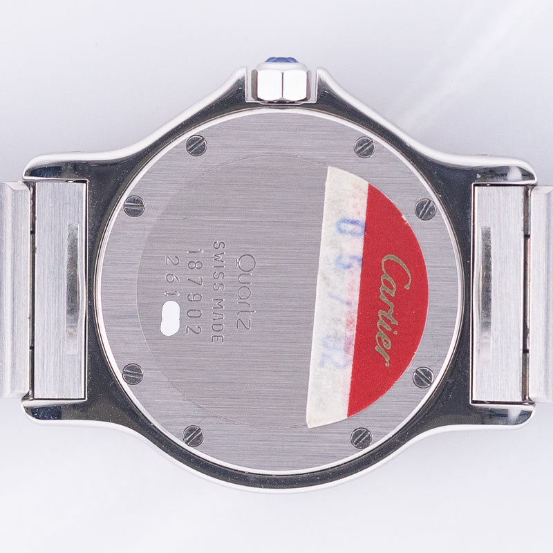 CARTIER LM SANTOS OCTAGON Ref.187902 NOS W.BOX&PAPER – TIMEANAGRAM