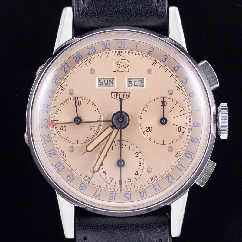 HEUER Triple Calendar Chronograph Valjoux.72C Ref.2543 – TIMEANAGRAM