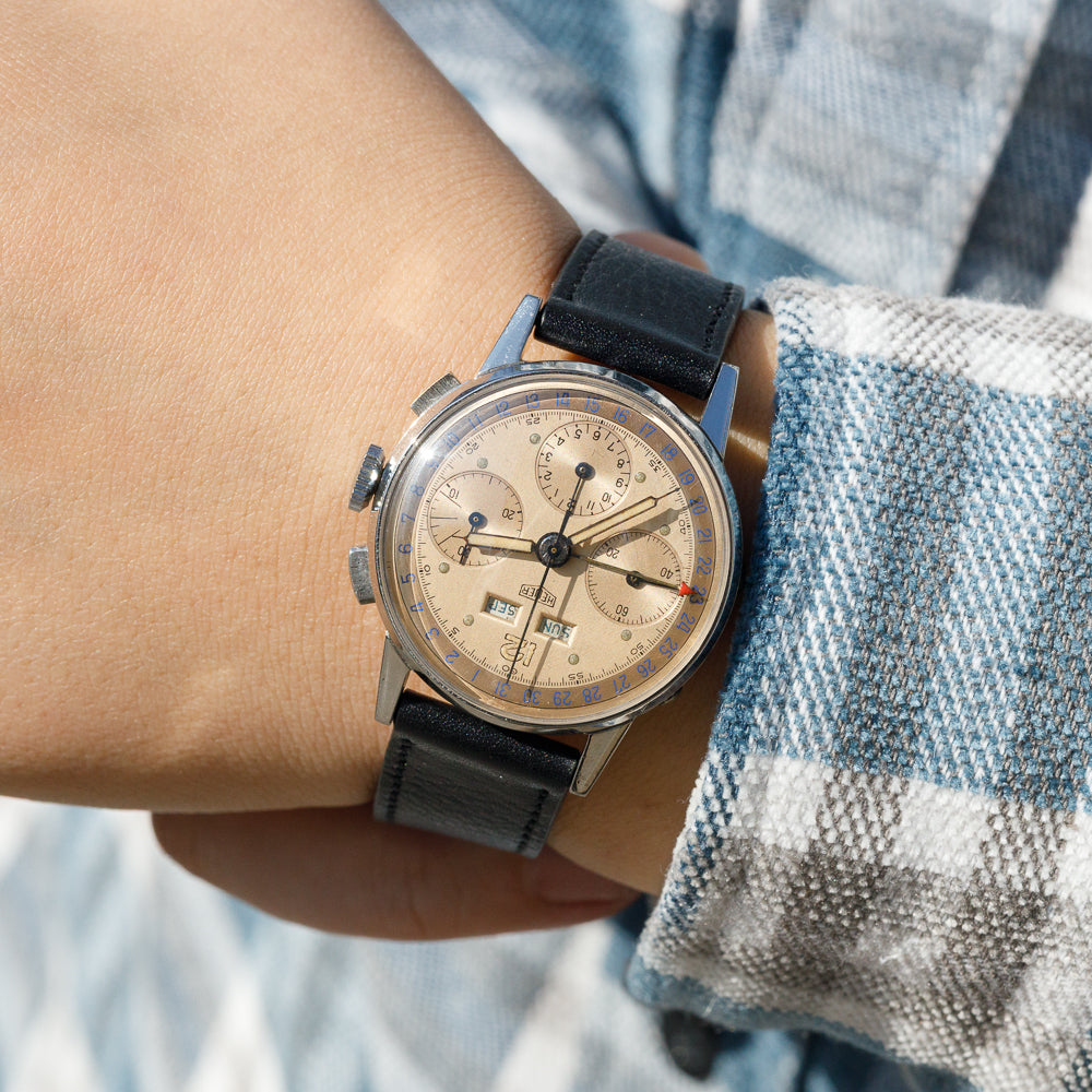 HEUER Triple Calendar Chronograph Valjoux.72C Ref.2543