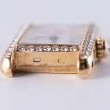 CARTIER PM Mini TANK Louis Cartier Pave Diamond Bezel Ref.828001