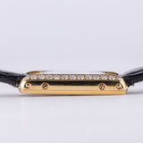 CARTIER PM Mini TANK Louis Cartier Pave Diamond Bezel Ref.828001