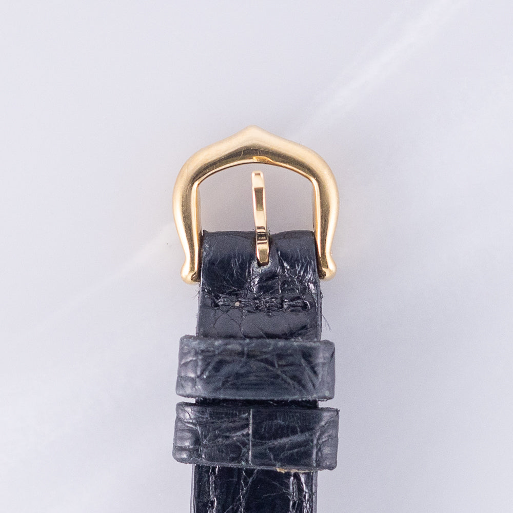 CARTIER PM Mini TANK Louis Cartier Pave Diamond Bezel Ref.828001