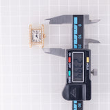 CARTIER PM Mini TANK Louis Cartier Pave Diamond Bezel Ref.828001