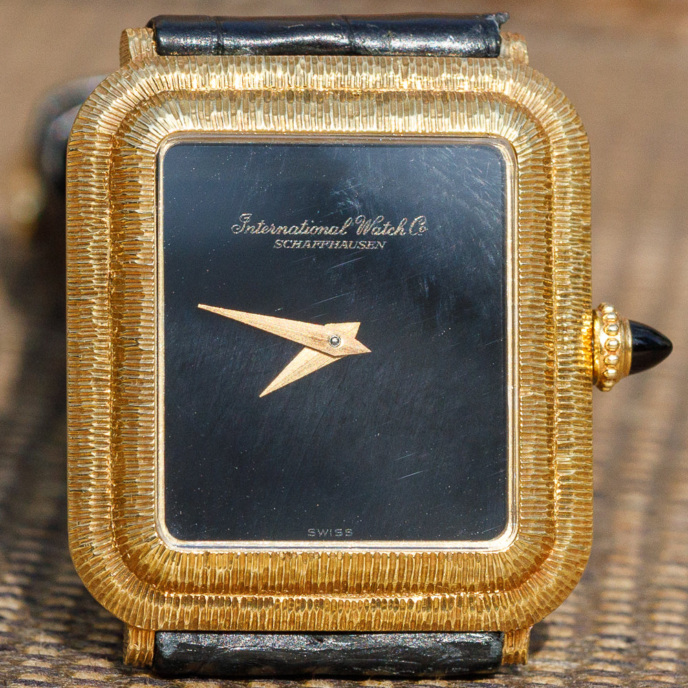 IWC Bark Tank Onyx Dial Ref.4179 w.18K IWC Buckle