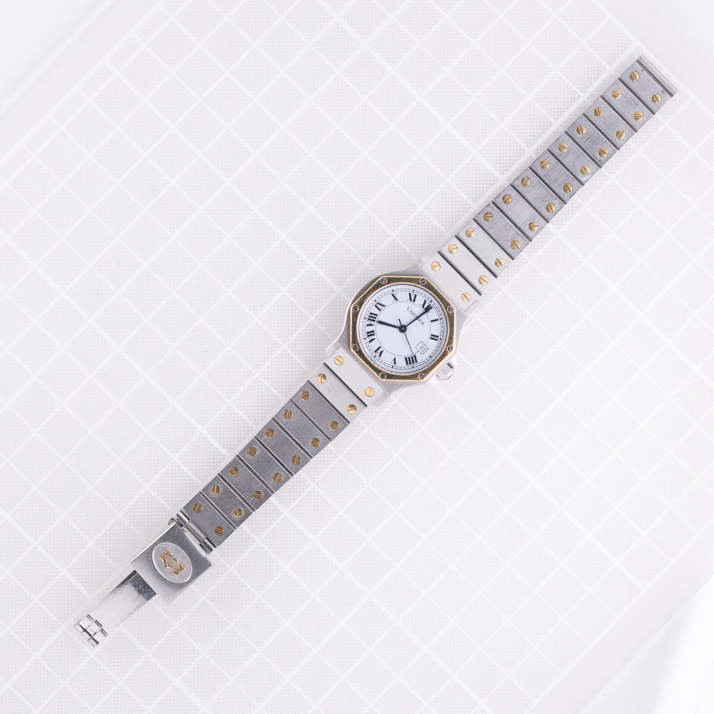 CARTIER LM SANTOS OCTAGON Automatic Ref.2966