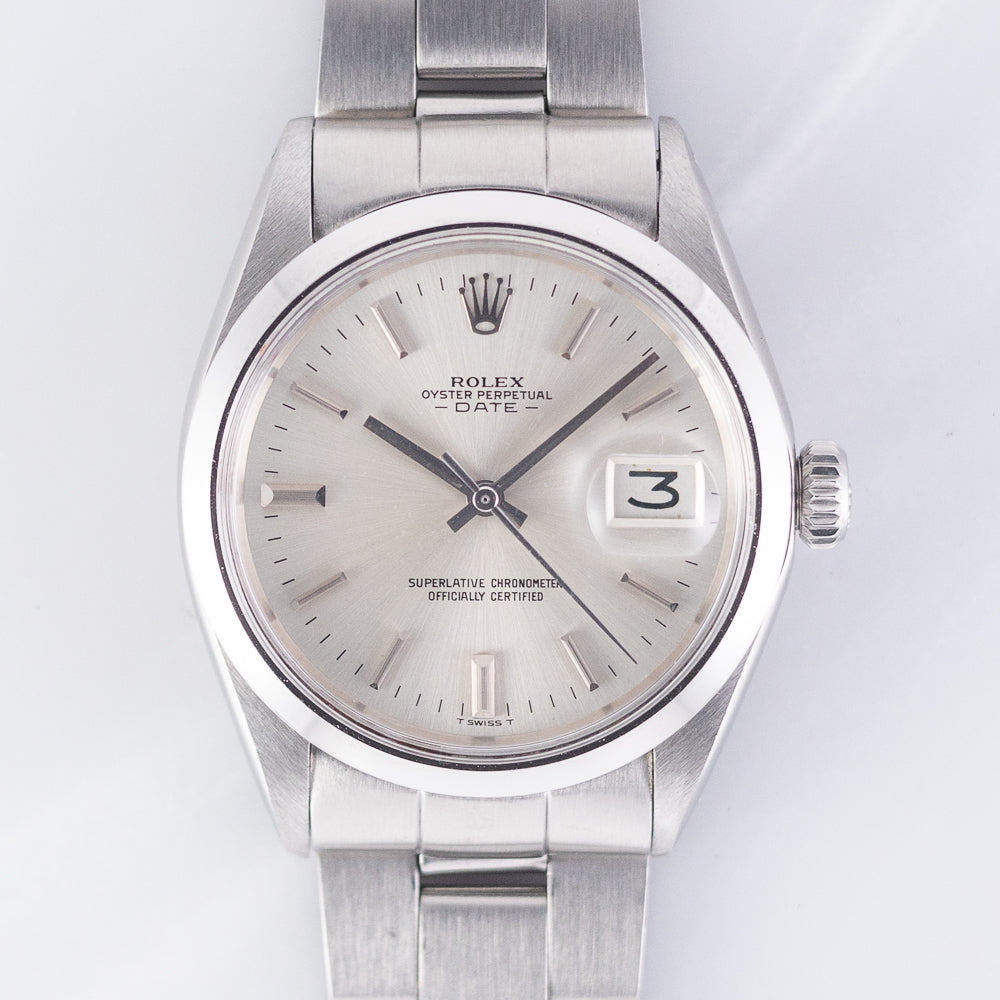 ROLEX OYSTER PERPETUAL DATE Ref.1500 NO LUMINOUS