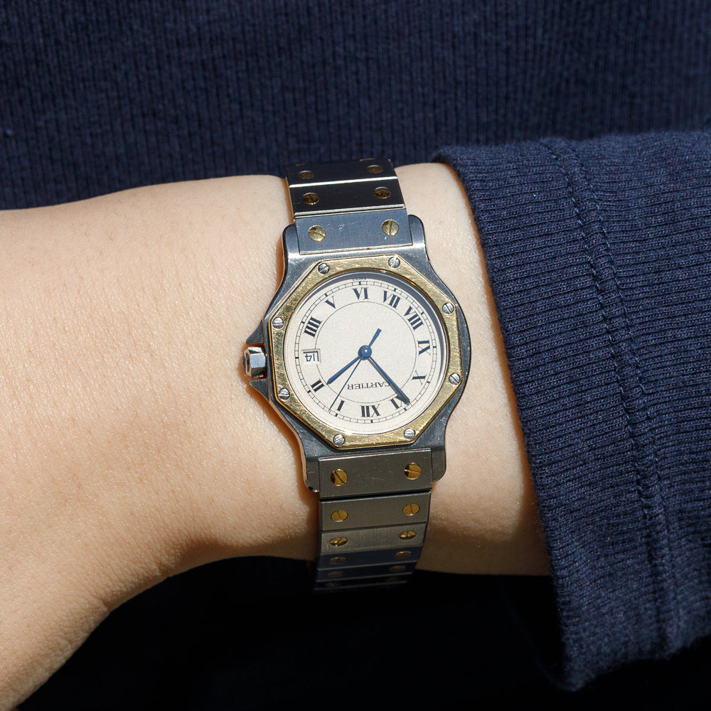 CARTIER LM SANTOS OCTAGON REF.187902