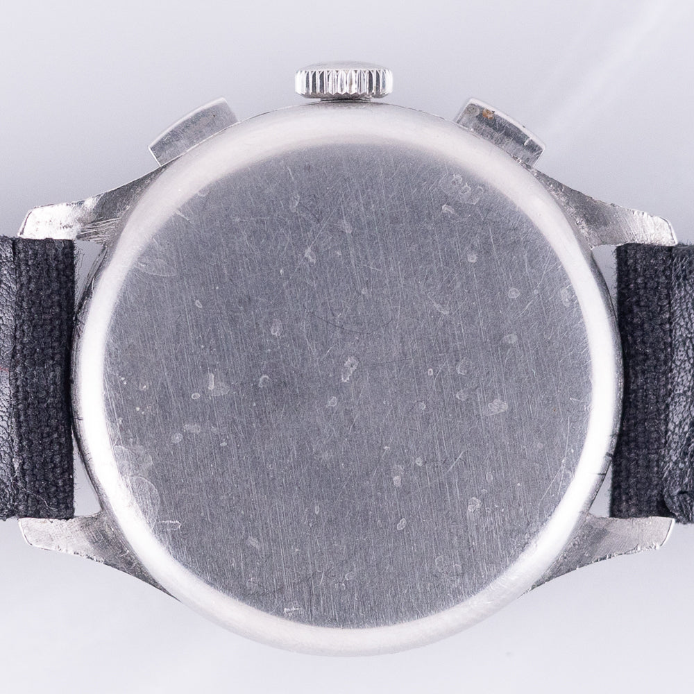 CYMA Black Gilt Dial Cylinder Case Valjoux 22
