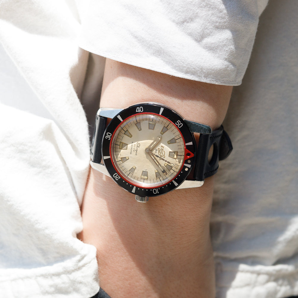 ENICAR RARE White Dial Ref.100/224