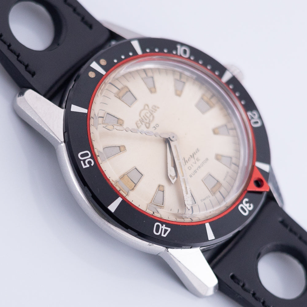 ENICAR RARE White Dial Ref.100/224