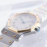 CARTIER LM SANTOS OCTAGON Ref.187902 W.BOX