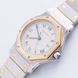 CARTIER LM SANTOS OCTAGON Ref.187902 W.BOX