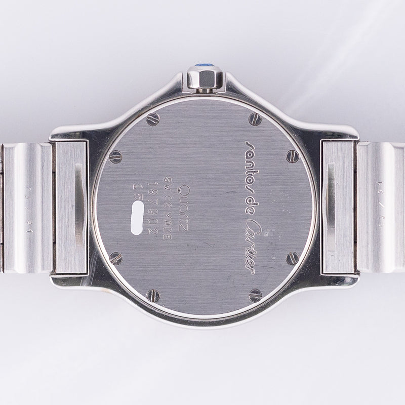 【Cartier】santos de Cartier LM 余りコマ1つ CARTIER LM SANTOS OCTAGON Ref.187902 W.BOX – TIMEANAGRAM
