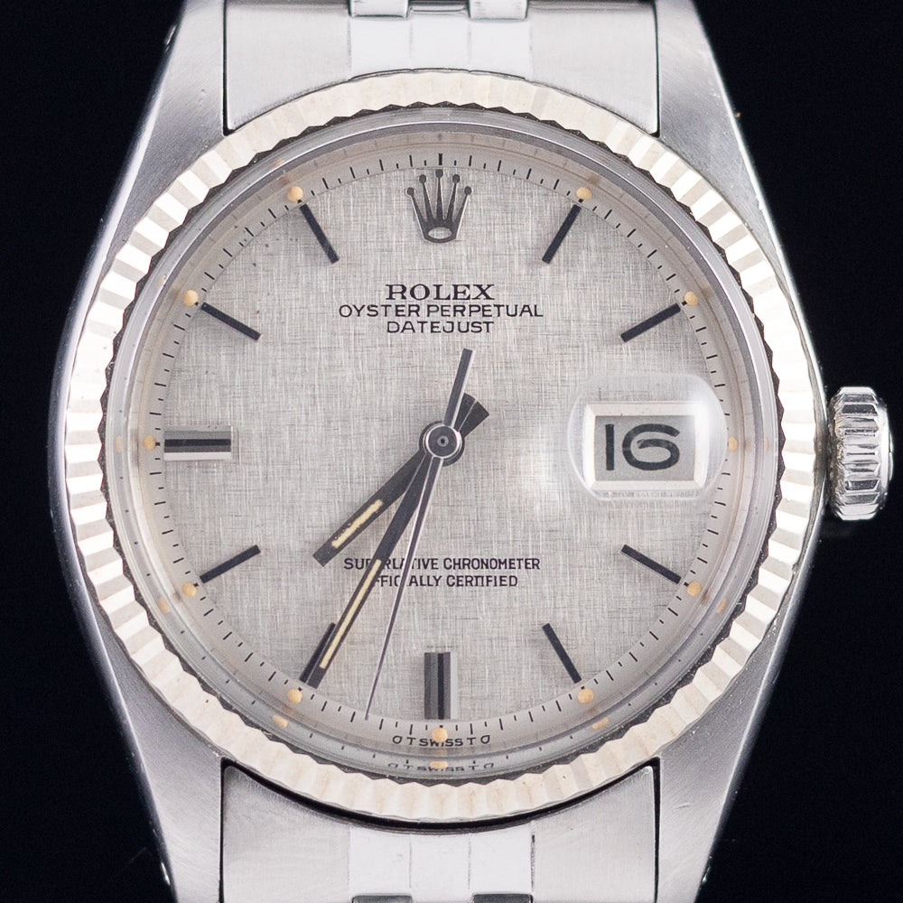 ROLEX DATEJUST Ref.1601 Linen Dial