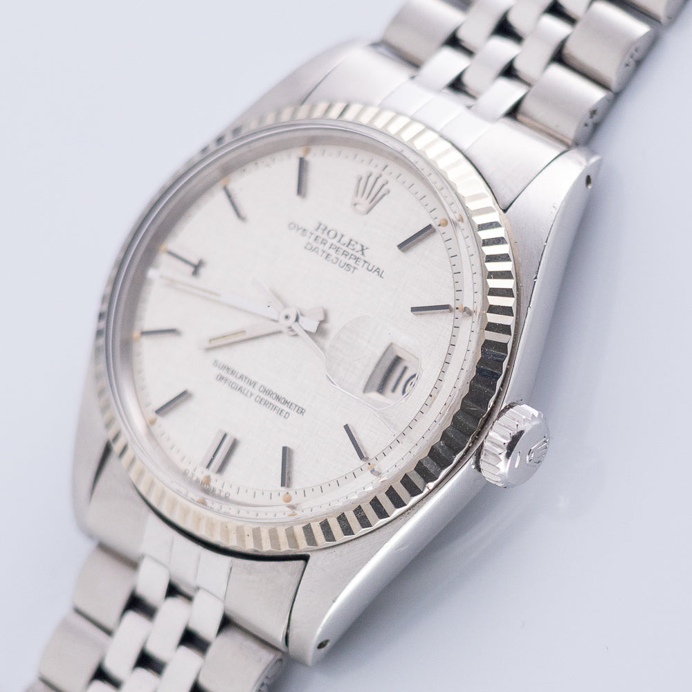 ROLEX DATEJUST Ref.1601 Linen Dial