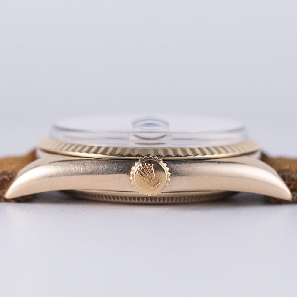 ROLEX DATEJUST Ref.1601 Brown Dial 18K Yellow Gold