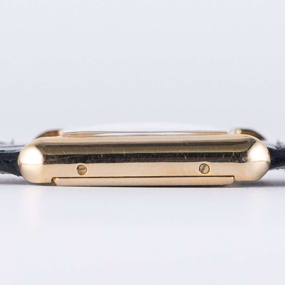 CARTIER LM Must TANK 1st Gold Dial