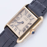 CARTIER LM Must TANK 1st Gold Dial