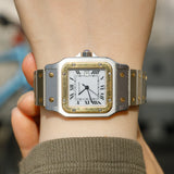 CARTIER LM Santos Carrée Ref.2961