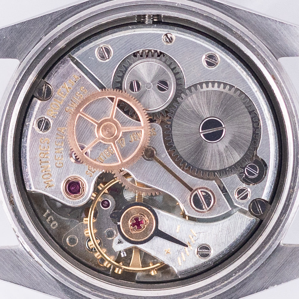 ROLEX OYSTER SPEEDKING Black Gilt Dial Ref.6430