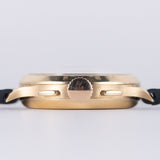 LONGINES Cal.13ZN Chronograph Black Gilt Dial 18K Yellow Gold
