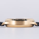 LONGINES Cal.13ZN Chronograph Black Gilt Dial 18K Yellow Gold