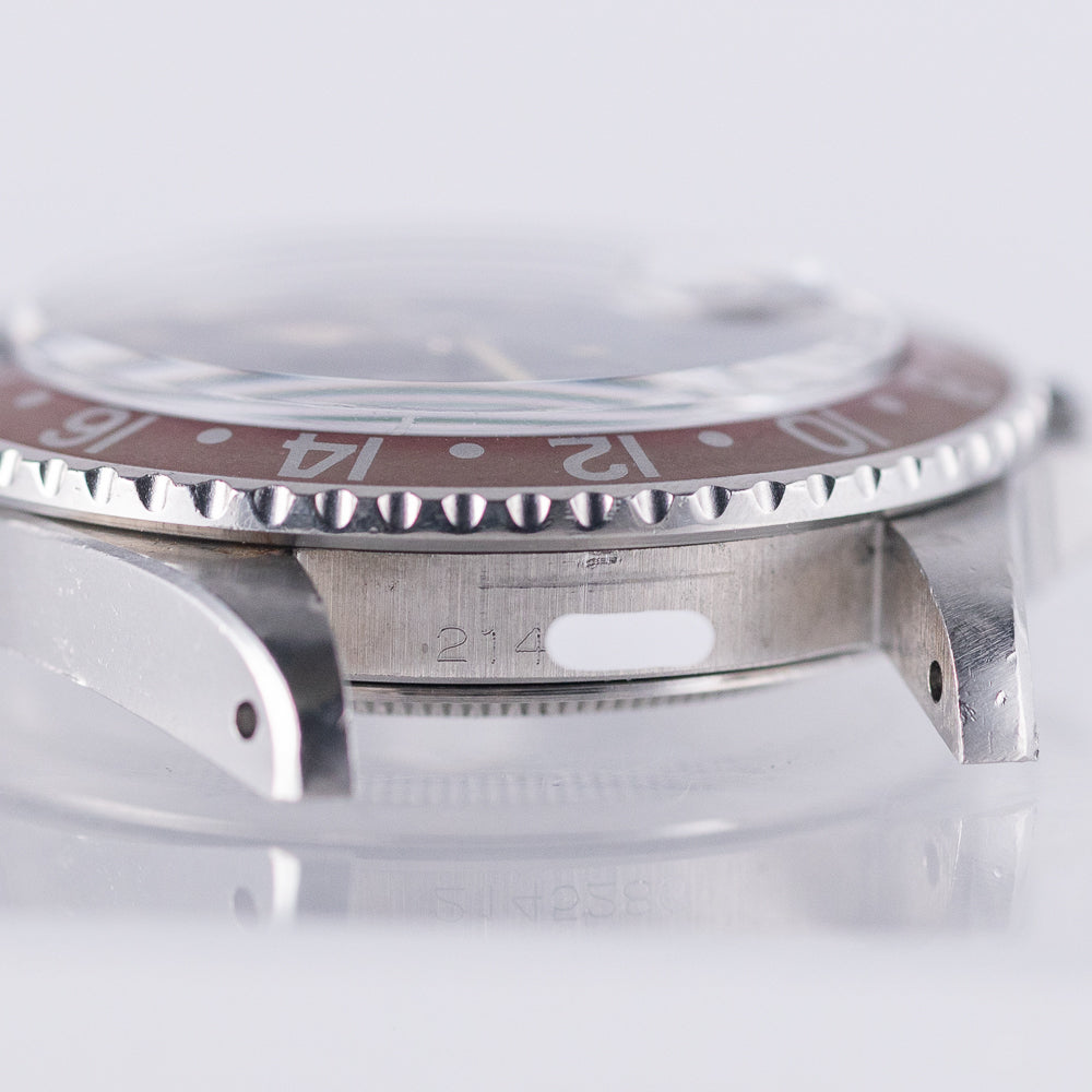 ROLEX GMT-MASTER Ref.1675 matte MK1 pumpkin Lume w.BOX and paper