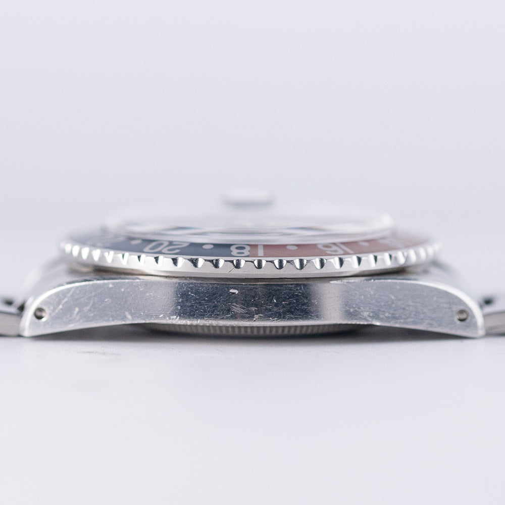 ROLEX GMT-MASTER Ref.1675 matte MK1 pumpkin Lume w.BOX and paper