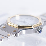 CARTIER LM SANTOS OCTAGON Automatic Ref.2966 NO Crack Dial
