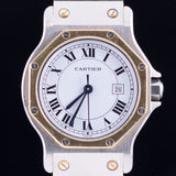CARTIER LM SANTOS OCTAGON Automatic Ref.2966 NO Crack Dial