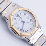 CARTIER LM SANTOS OCTAGON Automatic Ref.2966 NO Crack Dial