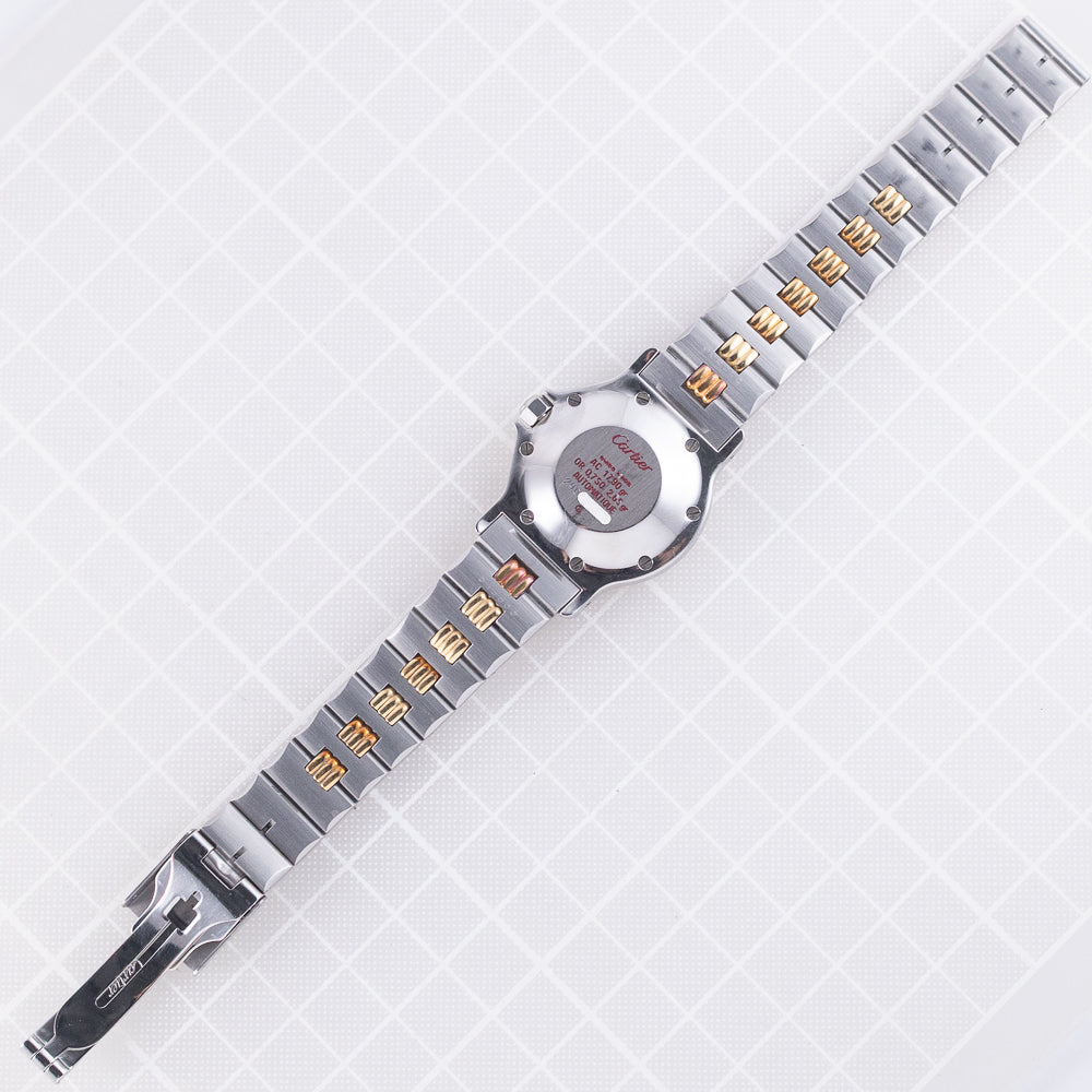 CARTIER LM SANTOS OCTAGON Ref.2966 Godron Bracelet
