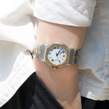 CARTIER LM SANTOS OCTAGON Ref.2966 Godron Bracelet